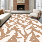 Abstract Brushstroke Pattern Rug