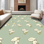 Mushroom Pattern Delightful Design Rug