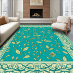 Floral Vine Botanical Art Deco Rug