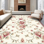 Vintage Floral Vine Pattern Rug
