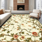 Vine And Blossom Pattern Rug