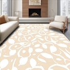 Subtle Organic Abstract Swirls Rug