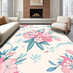 Soft Floral Garden Pattern Rug