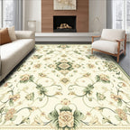 Vintage Floral Leaf Pattern Rug