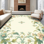 Vintage Floral Vine Pattern Rug