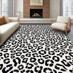 Classic Leopard Print Pattern Rug