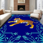 Bold Tiger Jungle Frame Design Rug