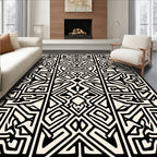 Graphic Tribal Intricate Abstraction Rug