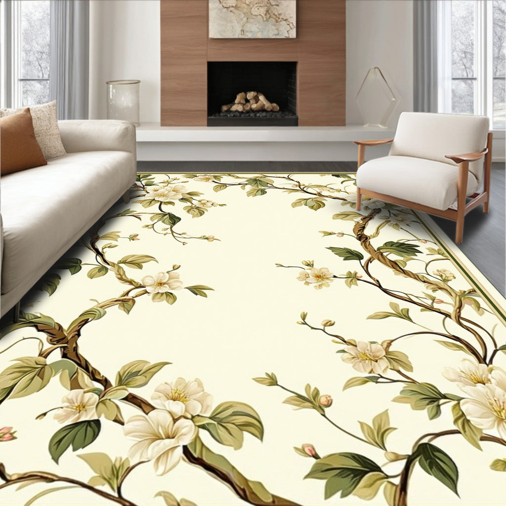 Botanical Branches Floral Delight Rug