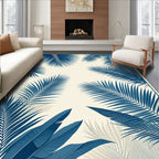 Tropical Leaf Pattern Design Rug