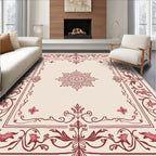 Ornate Floral Medallion Design Rug