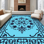 Floral Medallion Pattern Rug