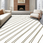 Abstract Diagonal Line Pattern Rug