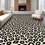 Bold Leopard Print Pattern Rug