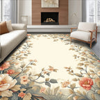 Vintage Floral Vine Meadow Rug