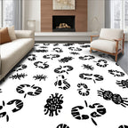 Tribal Inspired Abstract Pattern Rug