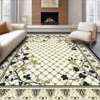 Classic Floral Lattice Design Rug