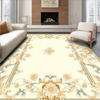 Elegant Floral Vine Motif Rug