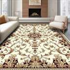 Elegant Floral Central Medallion Rug