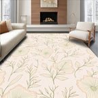 Delicate Floral Sprigs Pattern Rug