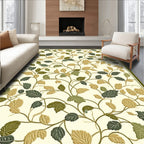 Vines and Leaf Pattern Rug