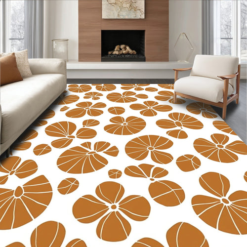 Abstract Floral Pattern Design Rug