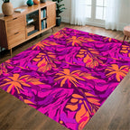 Vibrant Floral Abstract Design Rug