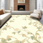 Art Nouveau Floral Vine Border Rug