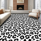 Monochromatic Abstract Animalistic Spots Rug