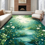 Enchanted Forest Floral Path Rug
