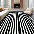 Bold Vertical Stripe Pattern Rug