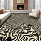 Wild Zebra Stripe Pattern Rug