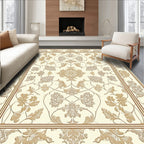 Classic Floral Scrollwork Patterned Rug