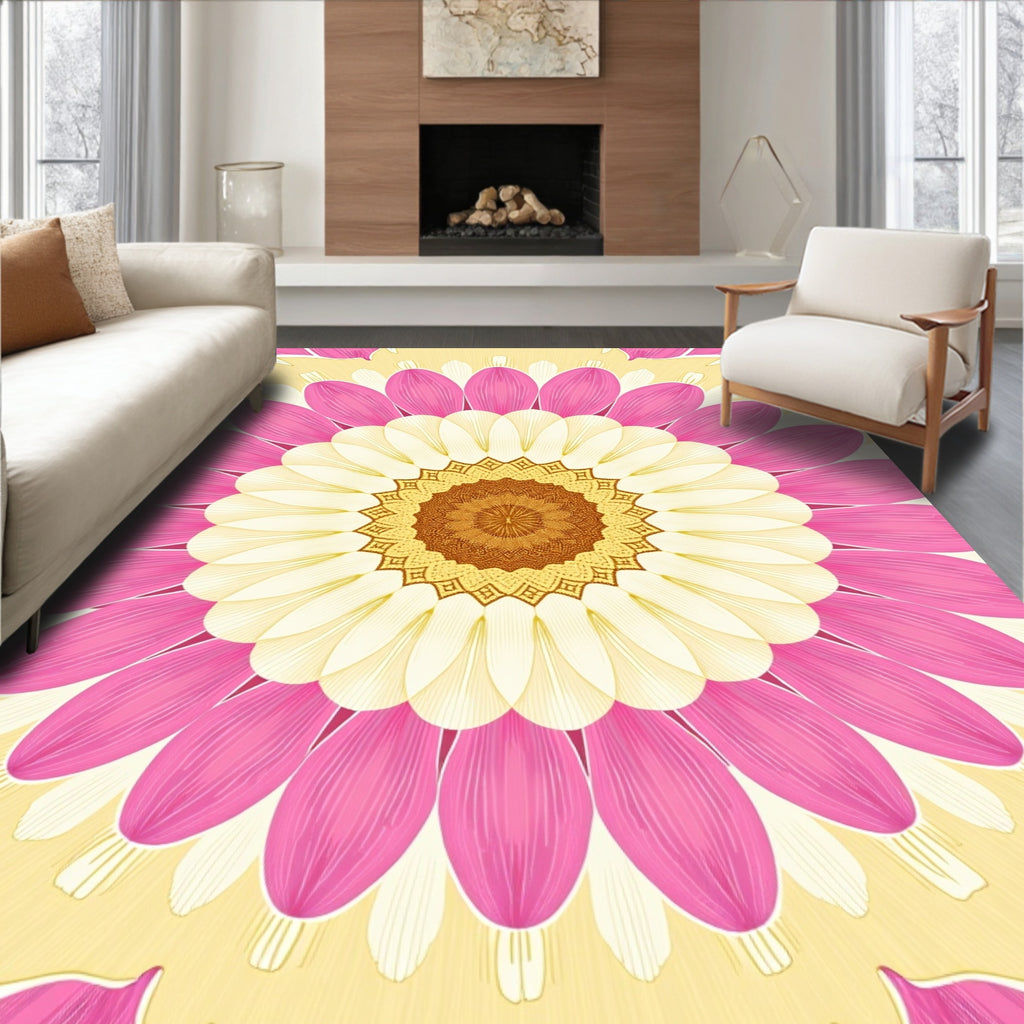 Floral Mandala Radiance Rug