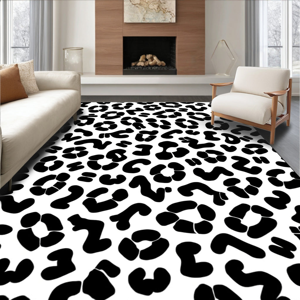 Bold Abstract Animal Spots Rug