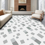 Abstract Geometric Shape Pattern Rug