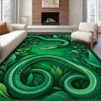Emerald Serpent Forest Dream Rug