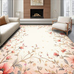 Gentle Floral Vine Pattern Rug