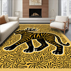 Bold Tiger Antler Print Rug