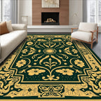 Ornate Forest Floral Sunburst Rug