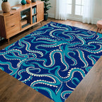 Deep Sea Tentacle Pattern Rug
