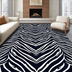 Bold Zebra Stripe Pattern Rug
