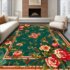 Aesthetic Floral Vine Pattern Rug