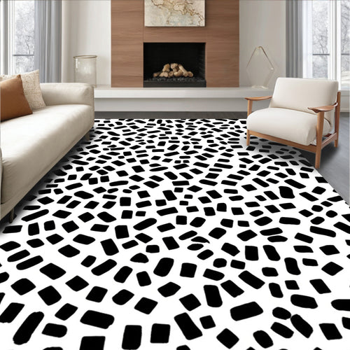 Abstract Dash Pattern Rug