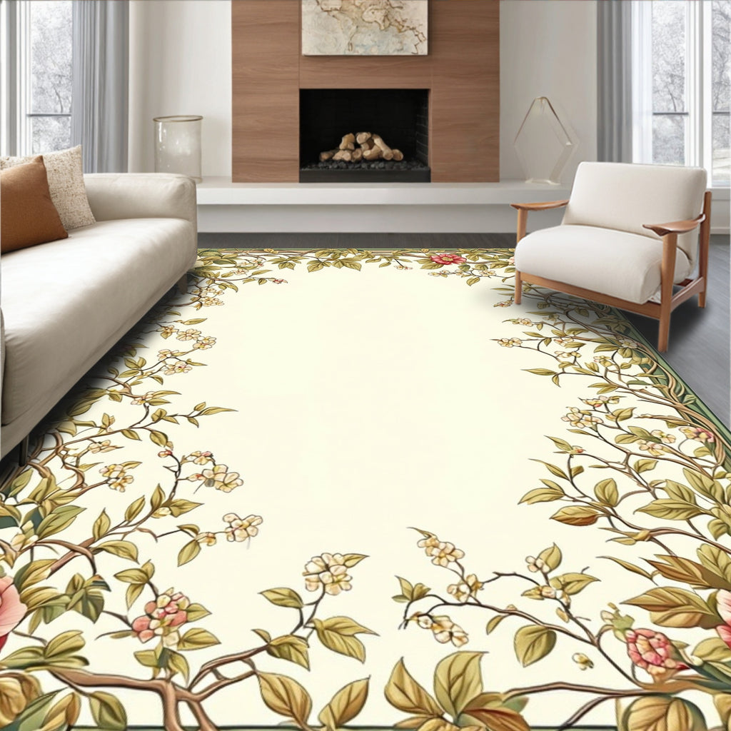 Art Nouveau Floral Vine Rug
