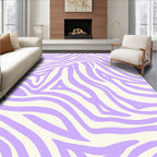 Lavender Animal Print Pattern Rug