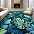 Tropical Leaves Pattern Rug