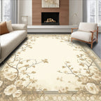 Botanical Garden Floral Pattern Rug