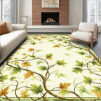 Vine and Leaf Autumn Woodland Design Rug