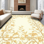 Elegant Floral Vine Pattern Rug